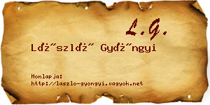 László Gyöngyi névjegykártya